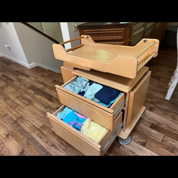 Accessories Vintage Solid Wood Baby Changing Station Poshmark
